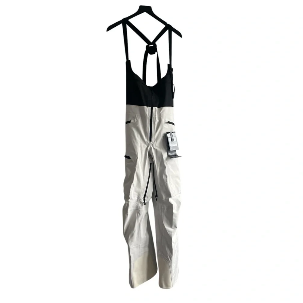 New Women's The North Face Summit Series Verbier GORE-TEX® Bibs Size Large White